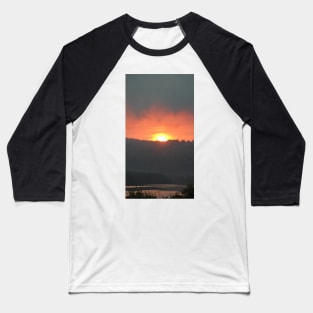 golden columbia river sunrise 2 Baseball T-Shirt